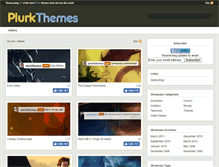 Tablet Screenshot of plurkthemes.com